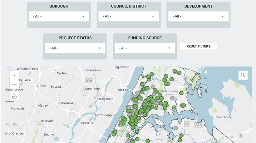 NYCHA Unveils Online Tracker to Put Lens on Capital Projects Citywide
                                           